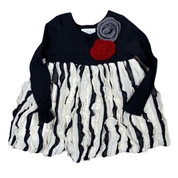 Marmellata Long Sleeve Ruffled Shirt Knit Size 3T - Picture 1 of 5
